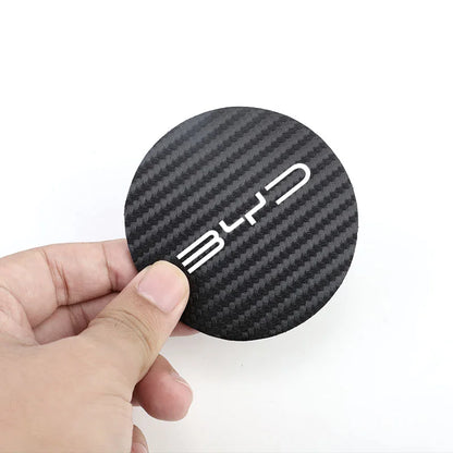 Dessous de verre étanche pour voiture, 2 pièces, tapis de tasse d'eau antidérapant pour BYD Atto 3 Yuan Plus Han Tang EV F3 E6 Dmi Song F0 Qin Pro G3 I3