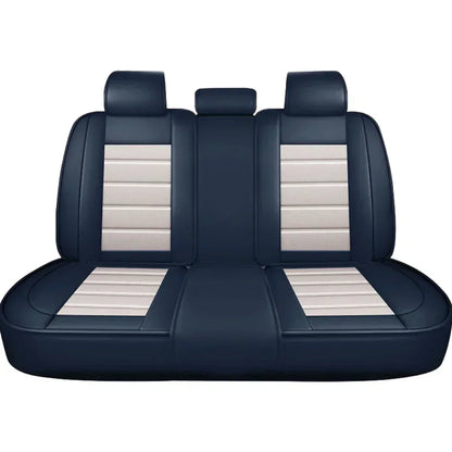 Ensemble complet de housses de siège de voiture en cuir PU, protection de banc fendue avant et arrière, quatre saisons universelles, adaptées à la plupart des accessoires de voiture SUV