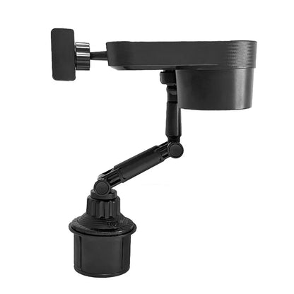 Plateau porte-gobelet réglable pour voiture, Table rotative à 360 degrés pour fente de téléphone, porte-boissons organisé pour aliments, accessoires de voiture