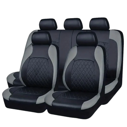 Housses de siège de voiture universelles PU noir mode housses de siège de sport housse de siège de voiture en polyuréthane accessoires intérieurs universels