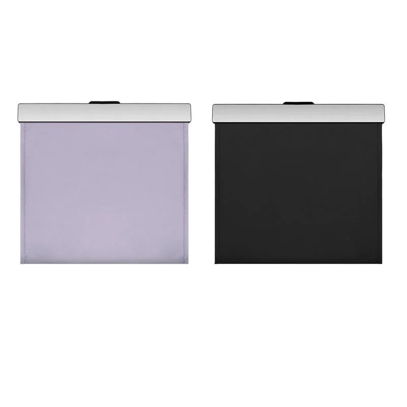 Sac poubelle en cuir monté sur voiture, avec lumière LED, interrupteur magnétique, sac de rangement arrière pour sièges, poubelle de voiture, Installation Portable