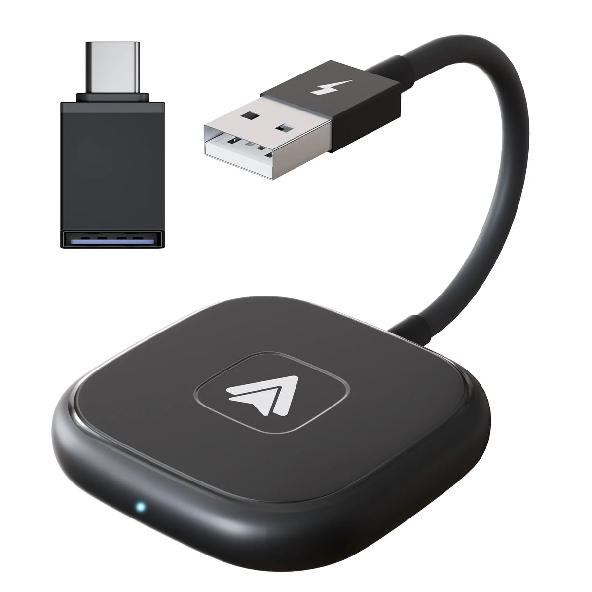 Adaptateur CarPlay sans fil IOS ou Android Auto sans fil 5G WiFi type-c USB Plug Play CarPlay sans fil