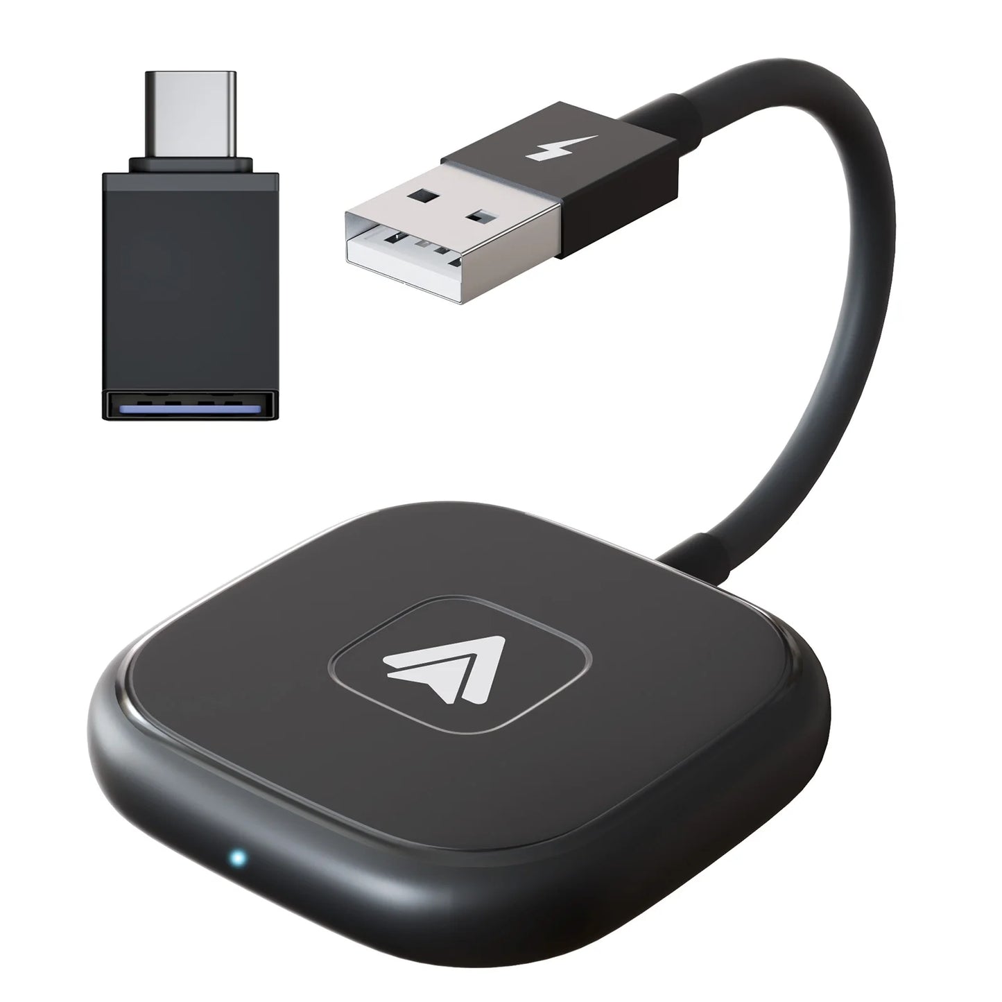 Adaptateur CarPlay sans fil IOS ou Android Auto sans fil 5G WiFi type-c USB Plug Play CarPlay sans fil
