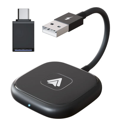 Adaptateur CarPlay sans fil IOS ou Android Auto sans fil 5G WiFi type-c USB Plug Play CarPlay sans fil