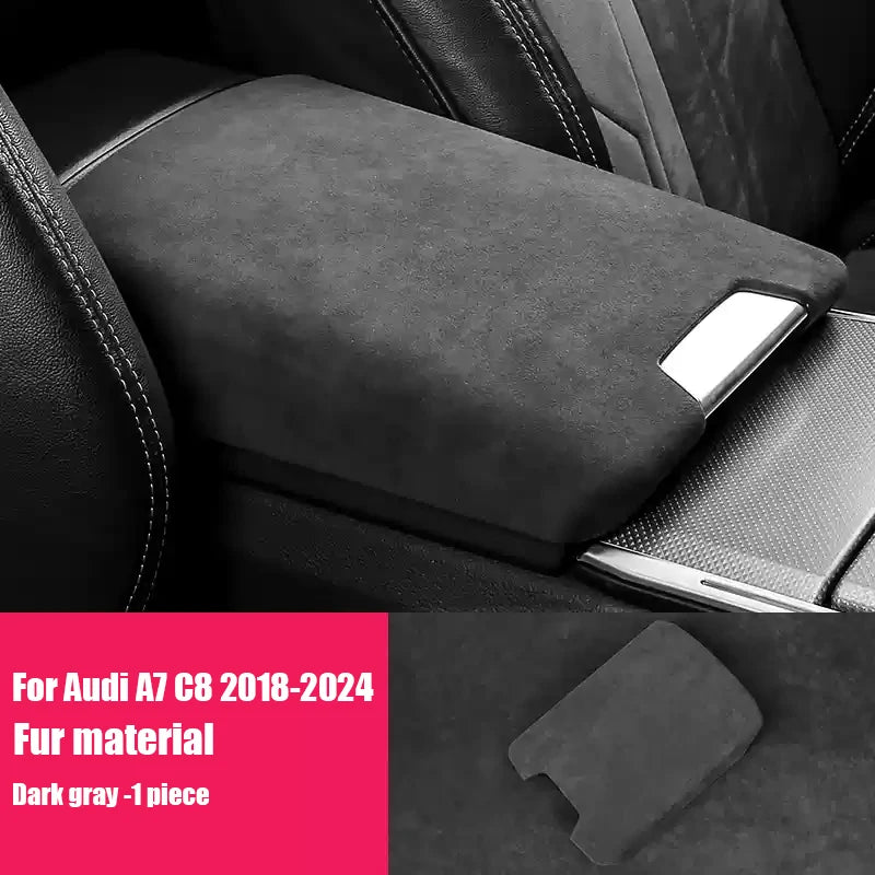 Boîte d'accoudoir de voiture, plaque de couverture décorative, pièces de modification intérieure, pour Audi A6 C8 A7 C8 2018 2019 2020 2021 2022 2023 2024
