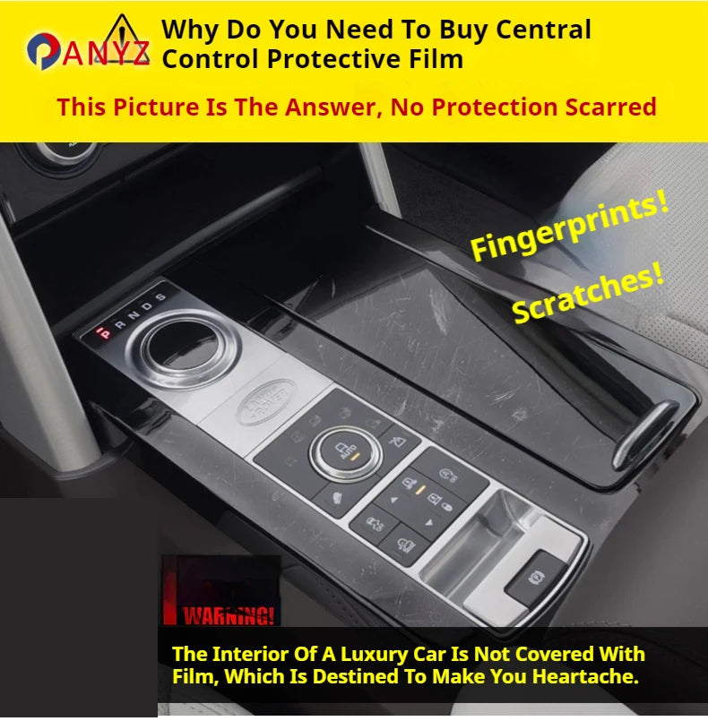 Autocollant de protection pour panneau d'engrenage en TPU transparent, accessoires d'intérieur de voiture pour Lynk & Co 09 2024 2023 2022