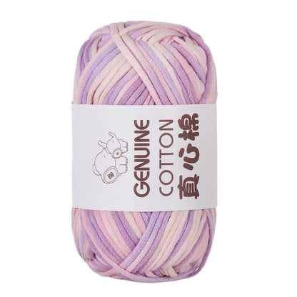 Fil à tricoter en coton et Nylon doux, 50g/boule, 80M, fil à tricoter au Crochet pour débutants avec points de Crochet faciles à utiliser
