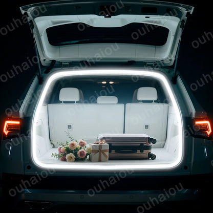 Pour Lynk & Co 09/09emp coffre lumière modification lumière atmosphère lumières blanc chaud blanc coffre arrière barre lumineuse LED