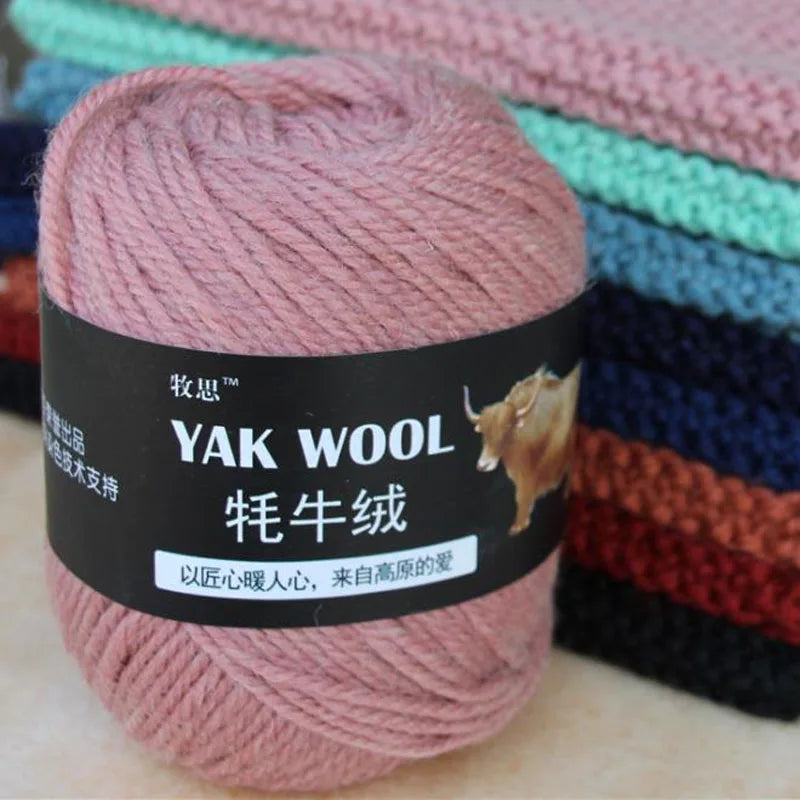 Fil épais de laine de cachemire Yak pour tricoter, écharpe de pull au Crochet, fil de laine mélangée mérinos tricoté de haute qualité
