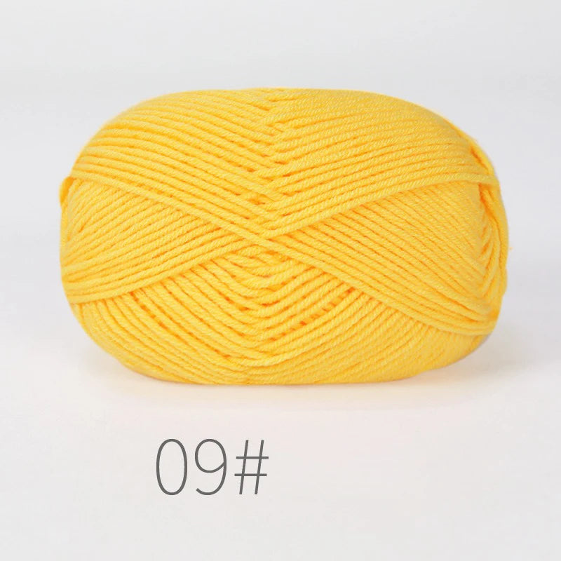 Nouveau 5 pièces couleurs mélangées fil lait coton fil combinaison Crochet tricot fil ensemble pour à la main bricolage artisanat pull écharpe tricot