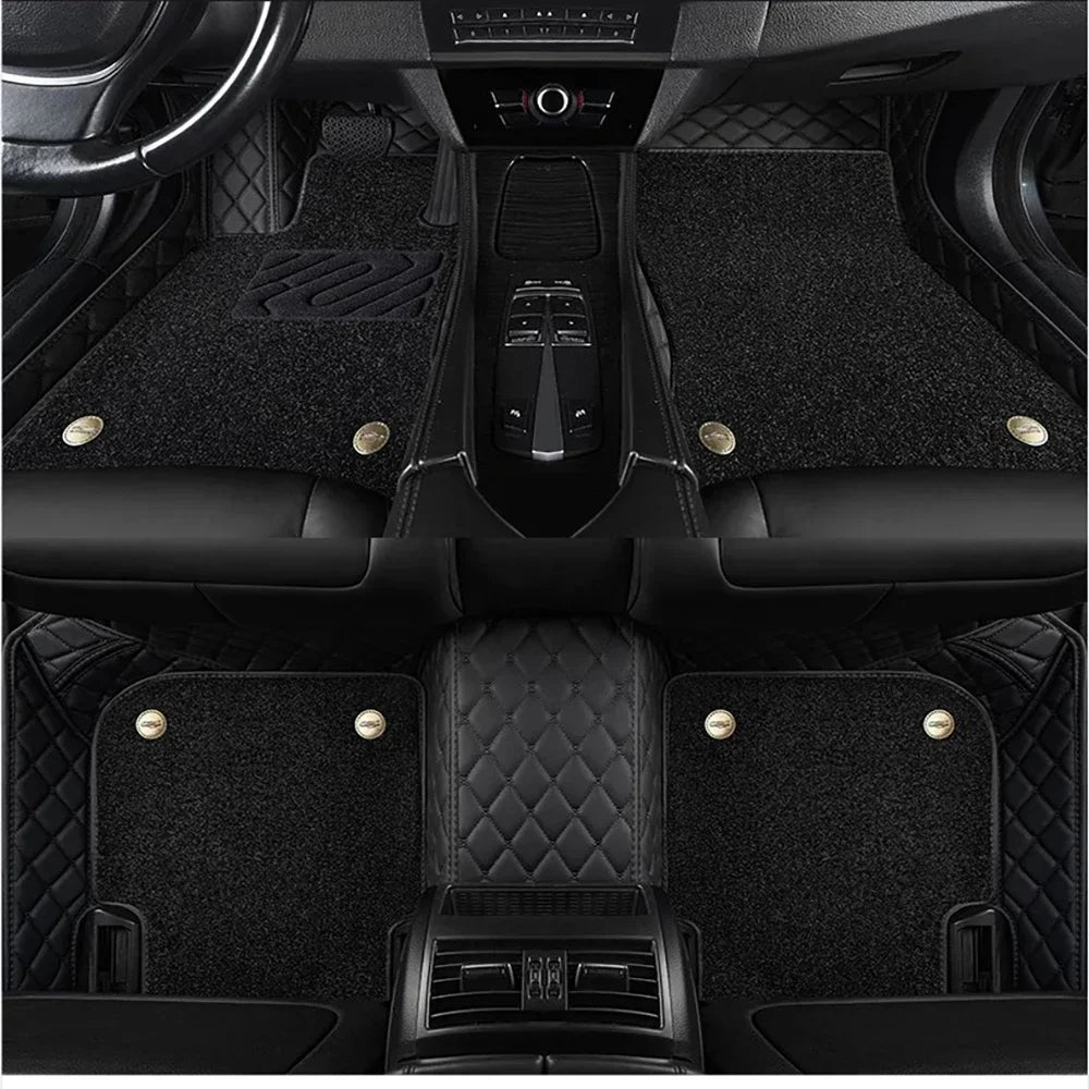 Tapis de sol de voiture personnalisé 5D, pour Mercedes Benz GLB X247 2019 – 2024 ans, Double couche, couverture de sol Coche