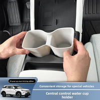Porte-gobelet d'eau de commande centrale de voiture, résistant à la saleté, couleurs originales de voiture, intérieur spécial modifié pour 25 BYD Yuan Up ATTO2