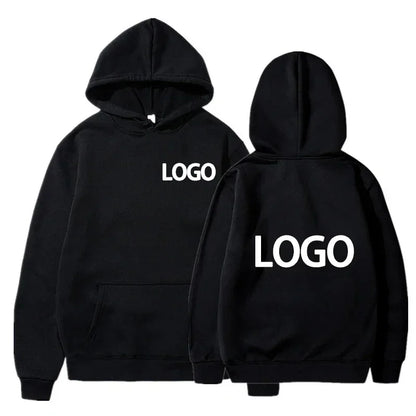 Pull à capuche en polyester pour hommes et femmes, vêtements décontractés amples d'équipe personnalisés avec une personnalité à la mode