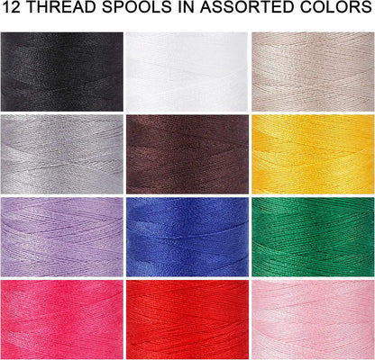 Nouvelles fils à coudre 42 couleurs fils de Polyester pour la couture à la main ou à la Machine couture à la main Machine à broder Quilting et artisanat