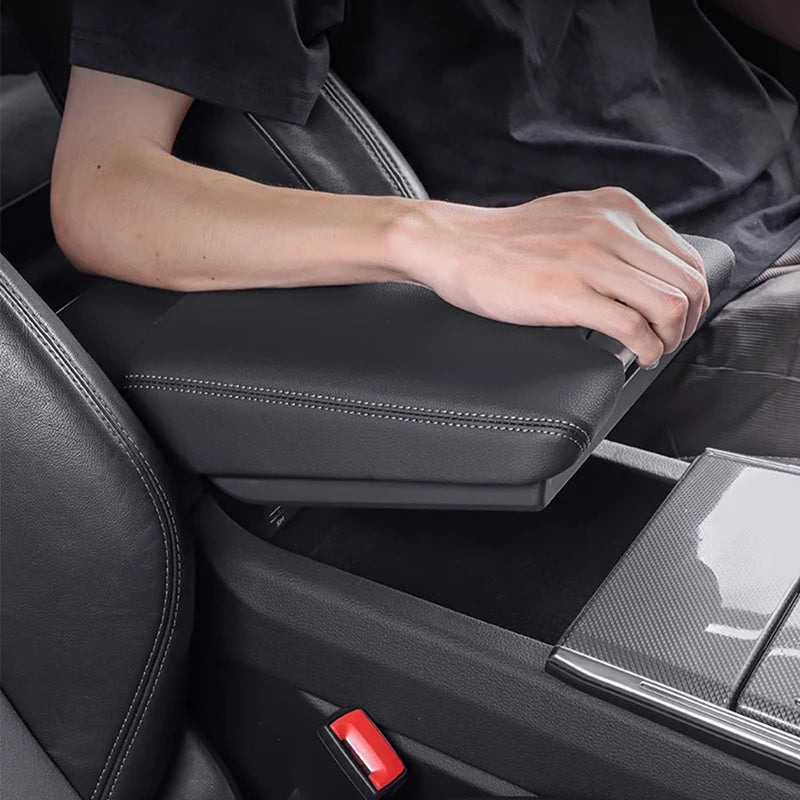 Boîte d'accoudoir de voiture, plaque de couverture décorative, pièces de modification intérieure, pour Audi A6 C8 A7 C8 2018 2019 2020 2021 2022 2023 2024