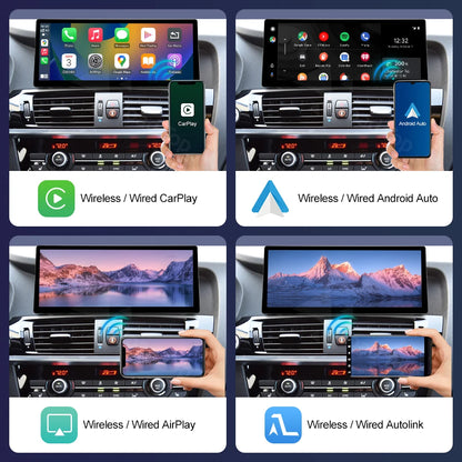 Écran tactile multimédia Ultra fin de 12.3 pouces, pour BMW X3 F25 X4 F26 2011 – 2022, affichage Carplay sans fil, lecteur d'autoradio Android Auto