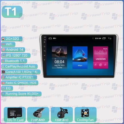 FYT 7862s 8 Core Carplay Android Auto autoradio pour Toyota Avensis T25 2002 2003 2004 2005 2006 2007 2008 Autoradio 4G DSP QLED