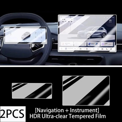 Protecteur d'écran pour tableau de bord GPS de voiture Geely EX5 Proton eMAS 7 E245 2024 ~ 2026 2025, Film en verre trempé, accessoires