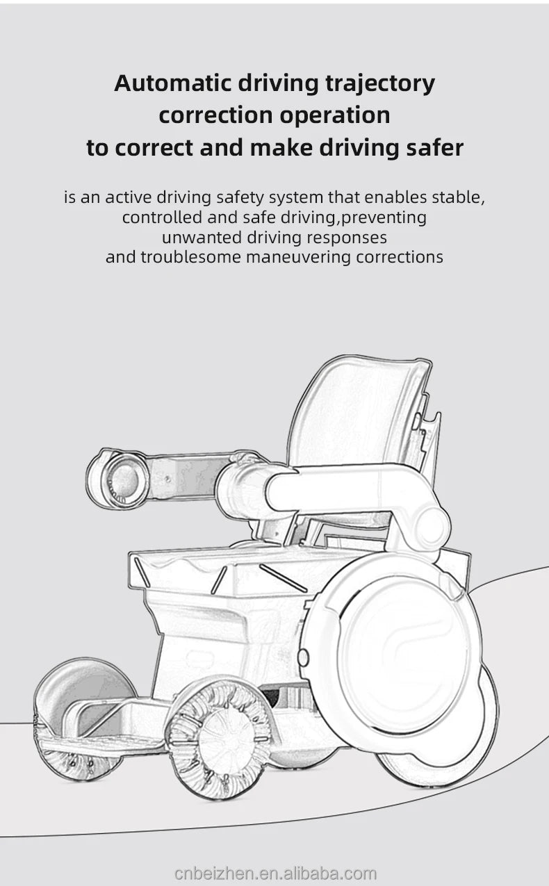 Fauteuil roulant électrique - pour la chaise robot de mobilité handicapée pour personnes handicapées