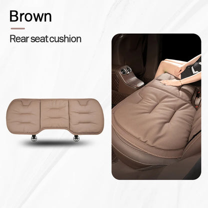 Housse de siège de voiture universelle en cuir, housse de coussin de taille pour siège de voiture, quatre saisons, coussin de Protection pour sièges intérieurs automobiles, accessoire de voiture