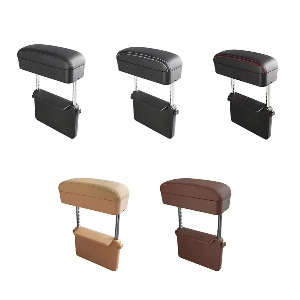 Organisateur de rangement pour console centrale à hauteur réglable, mécanisme de levage, conception à pince, boîte de rangement latérale pour siège, rangement multifonctionnel