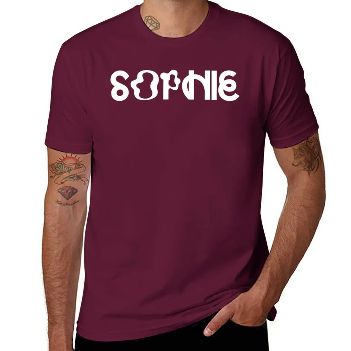 SOPHIE msmsmsm-تي شيرت برقبة دائرية للرجال، ملابس هيب هوب للأولاد، منسوجات قطنية، جديد