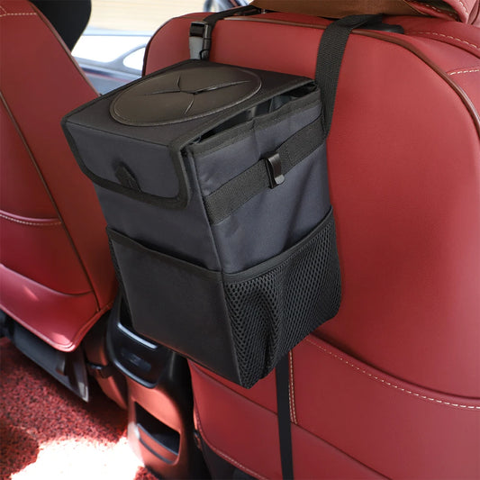 Poubelle étanche pour voiture, organisateur d'accessoires de voiture, benne à ordures pour voitures, poches de rangement portables à fermeture