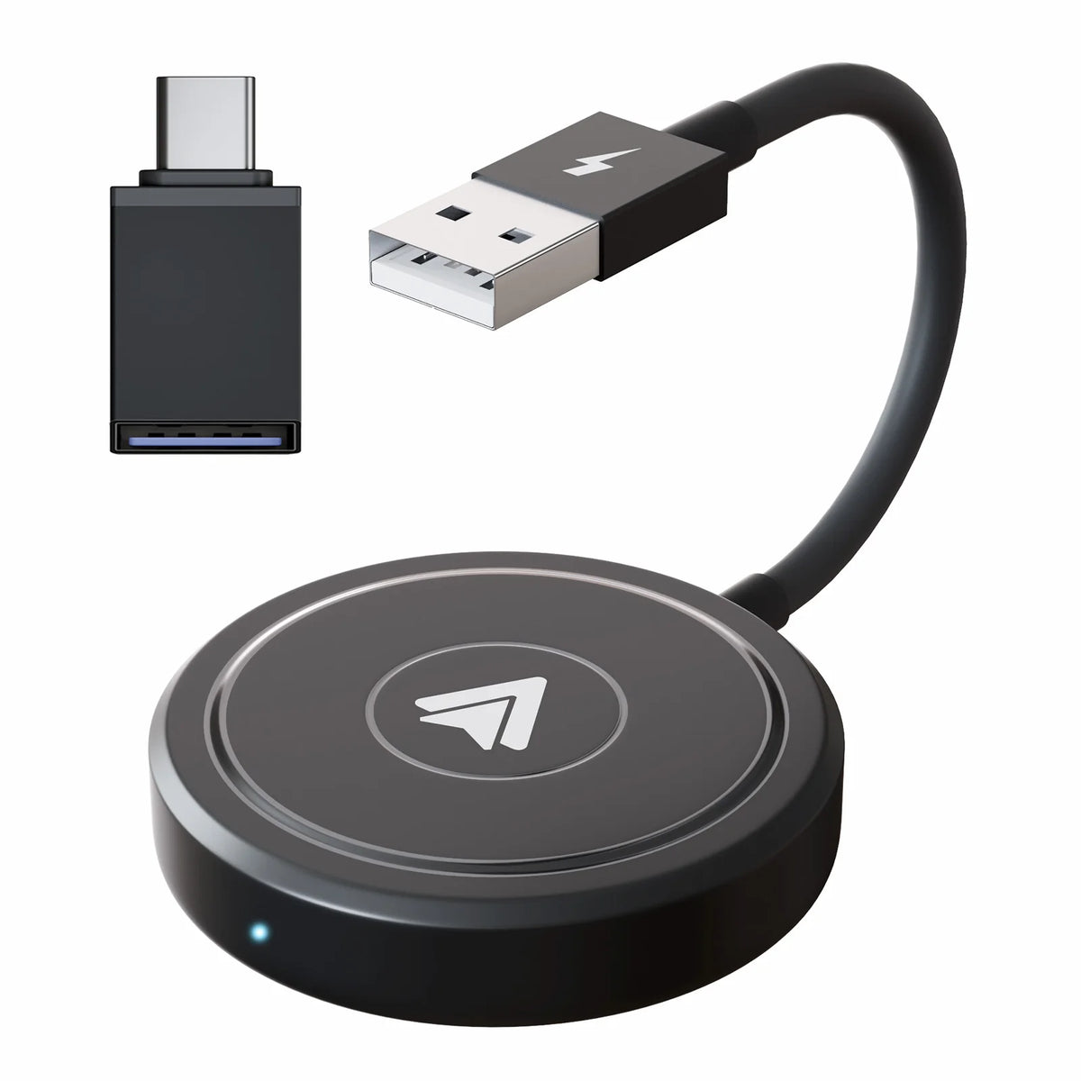 Adaptateur sans fil Carplay avec Youtube/Netflix/Tiktok, Dongle USB Carplay sans fil pour Carplay filaire en usine vers sans fil