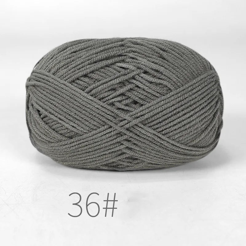 Fil à tricoter en coton doux, tissu mélangé, fil de velours en fibres épaisses, fil de laine au Crochet pour pull, bricolage