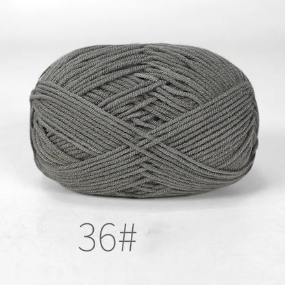 Fil à tricoter en coton doux, tissu mélangé, fil de velours en fibres épaisses, fil de laine au Crochet pour pull, bricolage