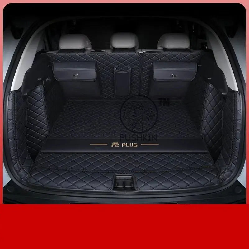 Tapis de coffre de voiture pour BYD Atto 3 Yuan Plus EV 2024 2025 2026, sacs de rangement de protection de coffre, doublure de chargement, accessoires d'intérieur de voiture