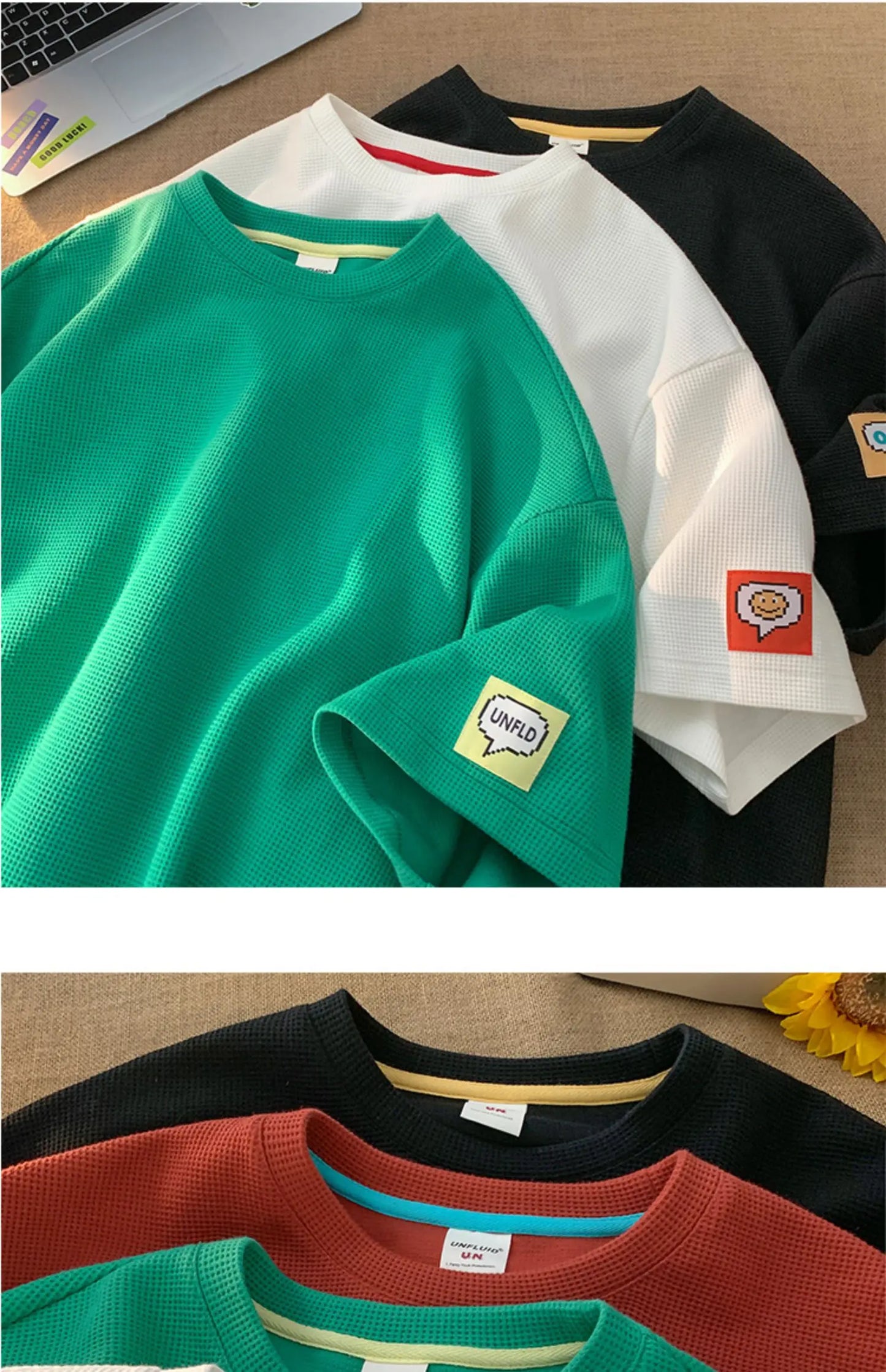 T-shirt léger à manches courtes pour homme, respirant, décontracté, tendance, été, jeune, polyvalent, coupe ample, col rond