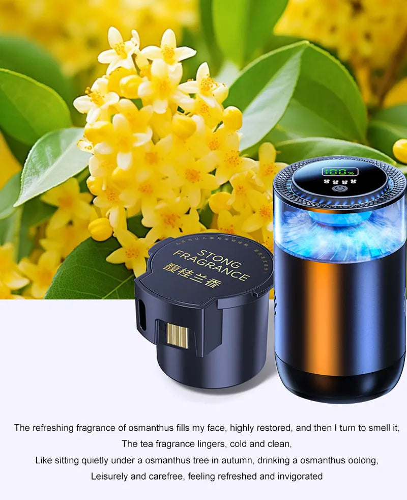 Désodorisant aromatique pour voiture, diffuseur de véhicule créatif, lumière ambiante, brume de nuage, parfum, arôme de voiture électrique, bon odeur, cadeau pour la maison