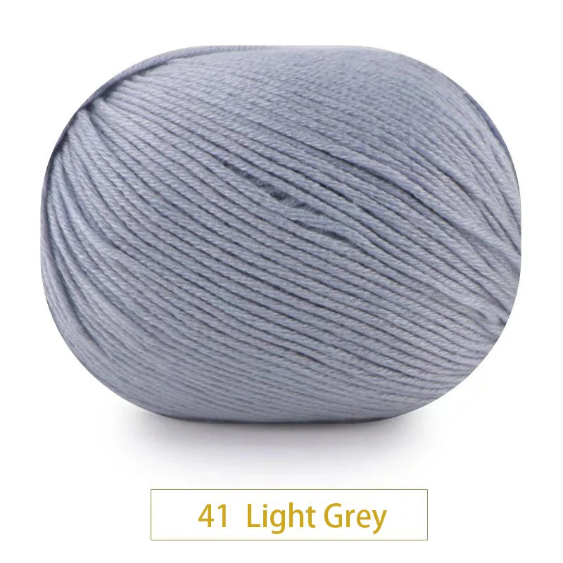 200 g 6 brins de boules de fil doux tricotées faites à la main d'épaisseur moyenne pour la fabrication de pulls, chapeaux, foulards, gants, chaussures en fil, boules de fil doux, 1 pièce = 4 boules = 200 grammes