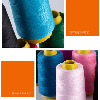 Fil à coudre en Polyester Durable, 1300 Yards/rouleau, Machine à coudre professionnelle, broderie, outils de couture à domicile