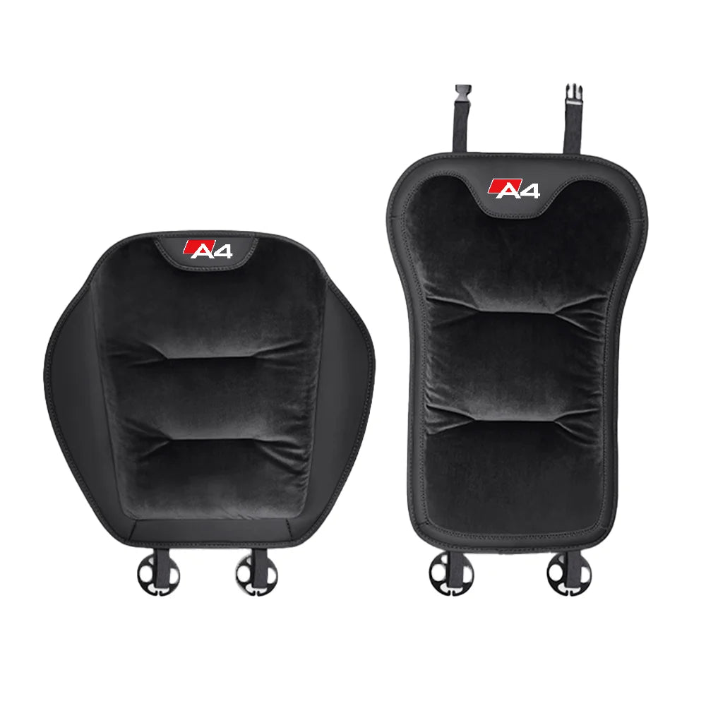 Housse de siège de voiture en flanelle pour Audi A4, coussin de siège avant/arrière en peluche chaud d'hiver, coussin de Protection de chaise, accessoires d'intérieur automobile