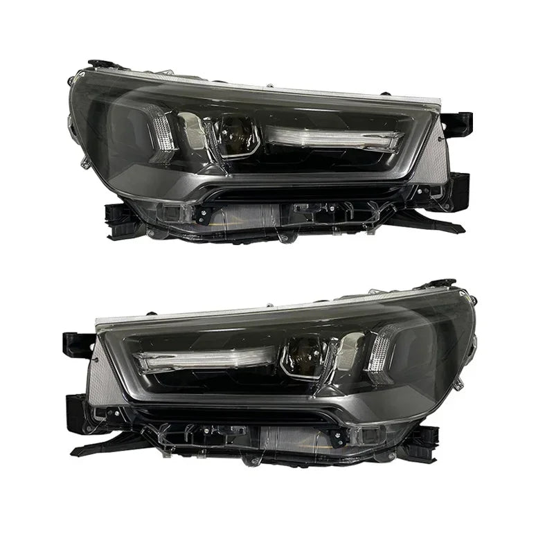 Paire de phares LED pour Hilux Revo 2020 2021, haute Configuration, lampe frontale