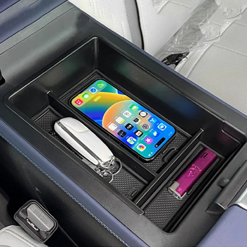 Boîte de rangement d'accoudoir de voiture pour Xpeng G6 X Peng, boîte de rangement de Console centrale, plateau de conteneur, accessoires d'intérieur
