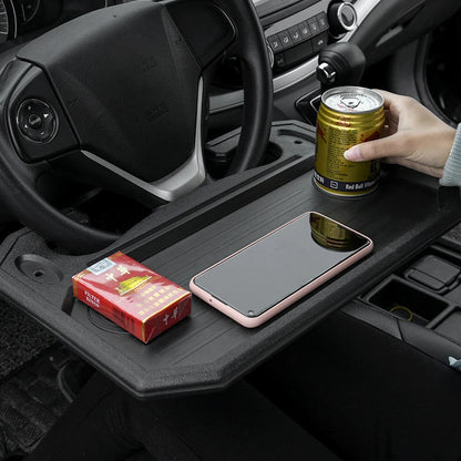Table de voiture Portable universelle, volant, manger du travail, boisson, café, plateau porte-articles, ordinateur Portable, support de bureau, siège