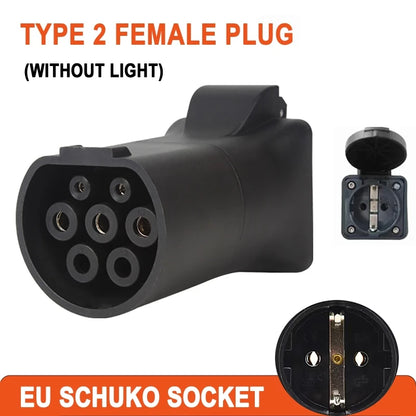 Adaptateur de chargeur V2L polyvalent, prise pour décharge BYD, 16A, 3,5 kW, type 2, outil électrique, véhicules chargeant le véhicule pour charger Schuko