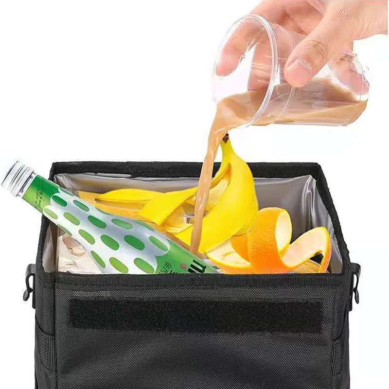 Poubelle de voiture pliable Portable, poubelle suspendue étanche pour l'intérieur des véhicules, organisateur de rangement multifonctionnel