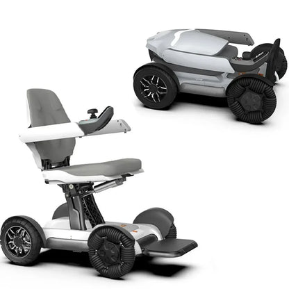 Trottinette électrique pliable portable, 4 roues, batterie au lithium