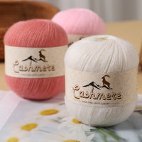 Fil de laine fine pure cachemire 300g, matériel de bricolage tissé à la main, aiguilles à tricoter, pulls chauds, pulls, foulards, boules de fil