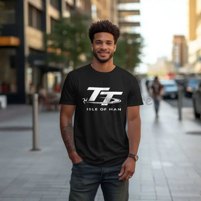 Île de Man TT Races Manx T-Shirt imprimé hommes coton à manches courtes graphique t-shirts été décontracté grande taille hauts t-shirts Streetwear