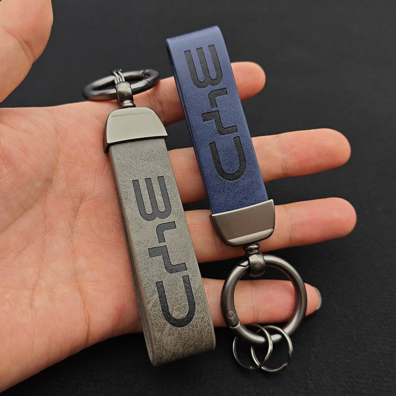 Porte-clés de voiture en cuir de luxe, Logo BYD, meilleur cadeau, accessoires automobiles, 2025