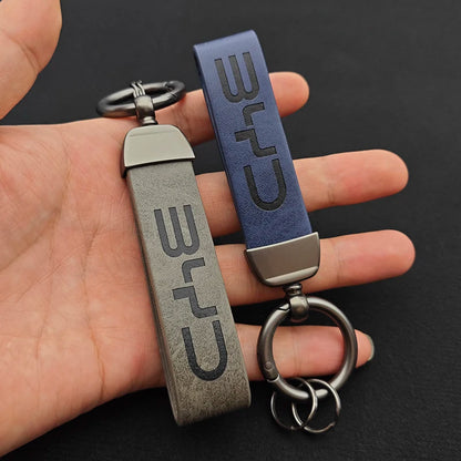 Porte-clés de voiture en cuir de luxe, Logo BYD, meilleur cadeau, accessoires automobiles, 2025