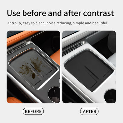 Tapis de chargement sans fil pour Xpeng G9 2024, tapis de protection, accessoires d'intérieur automobile, tapis antidérapant pour chargeur de téléphone de voiture