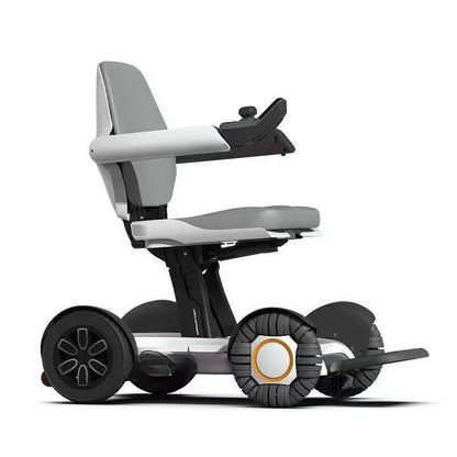Fauteuil roulant électrique pliant automatique avec télécommande pour téléphone portable, scooter à quatre roues handicapé