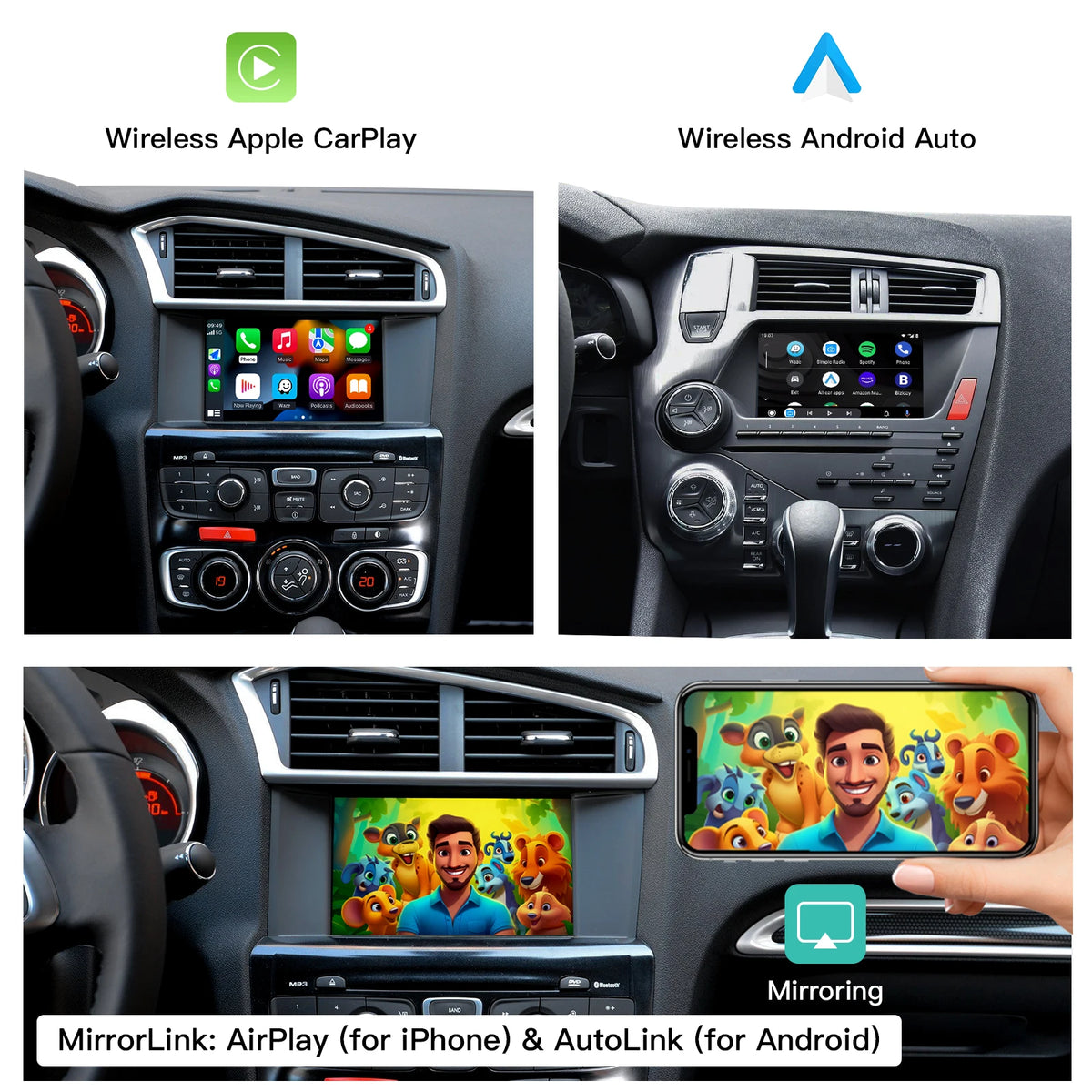 2026 nouveau Module Carplay sans fil pour Peugeot citroën Android adaptateur automatique 208 2008 308 3008 508 C4 DS3 DS4 DS5 système SMEG