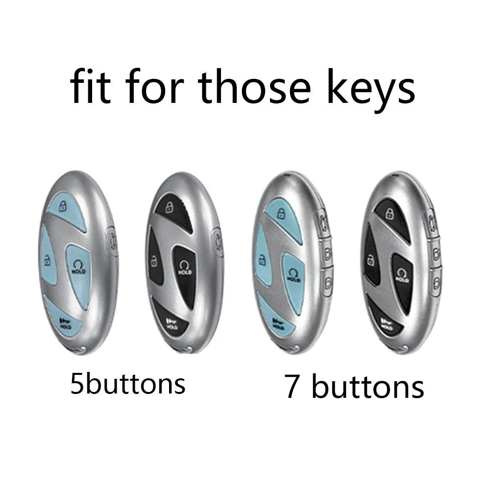 Étui noir Transparent pour clé télécommande de voiture, pour Hyundai Tucson 2025 Santa Fe MX5 Kona StubHub 2024 Ioniq 5 6 7 Grand Prix GN7